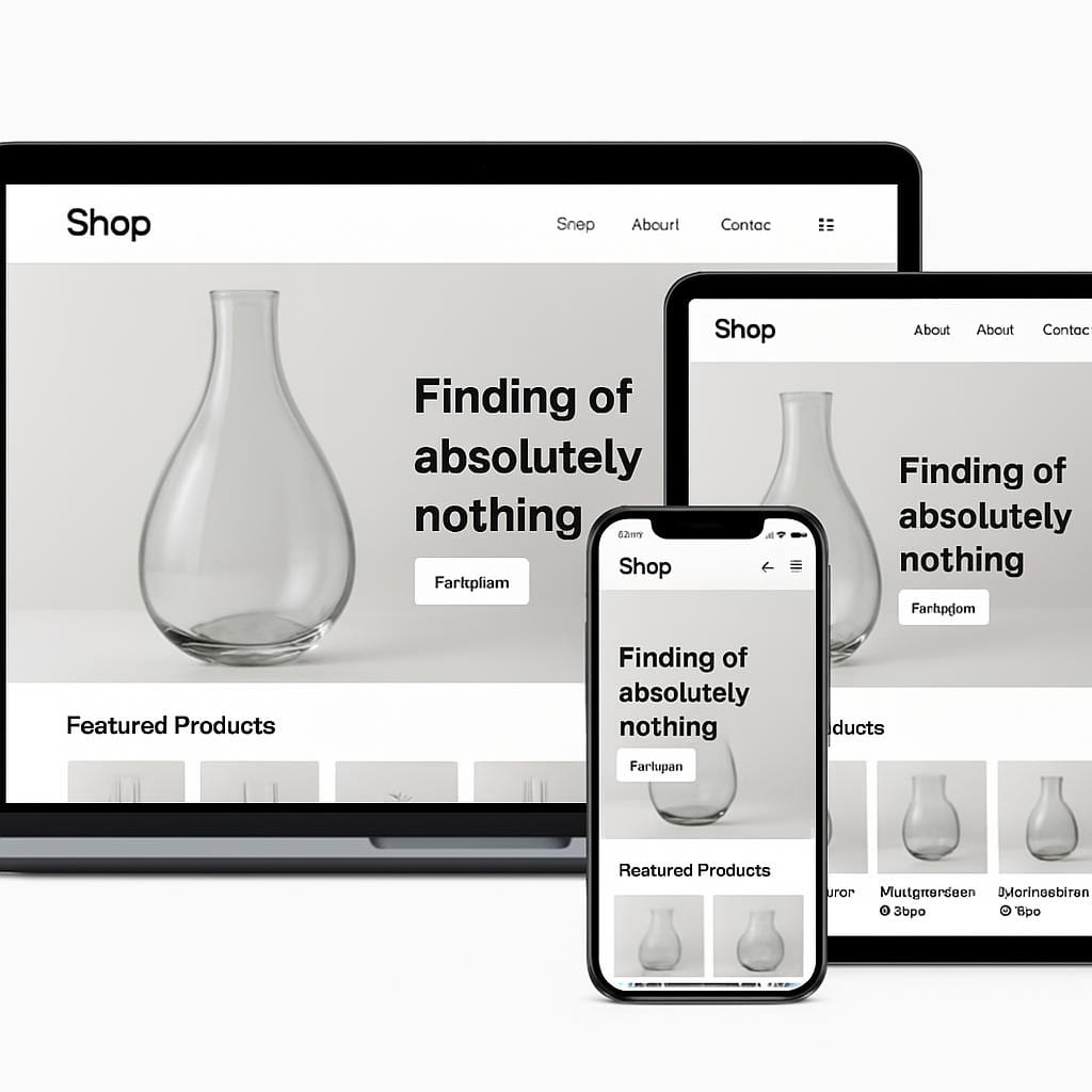 Responsive ecommerce storefront